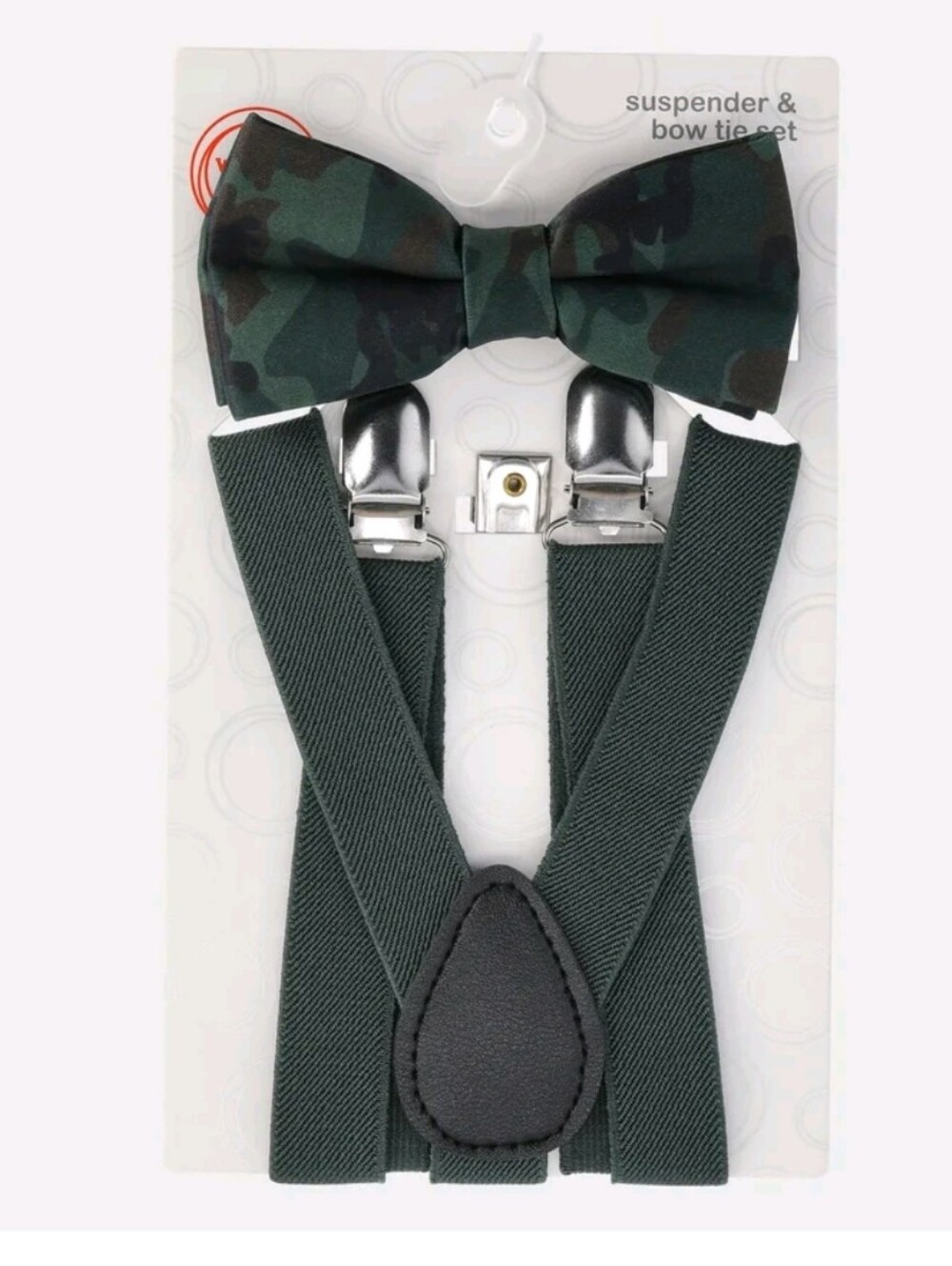 Wonder Nation Boys Suspender and Bowtie Set, 2-Piece, One Size